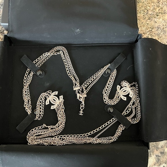 Chanel CC Multi-Strand Long Chain Necklace - Picture 2 of 10